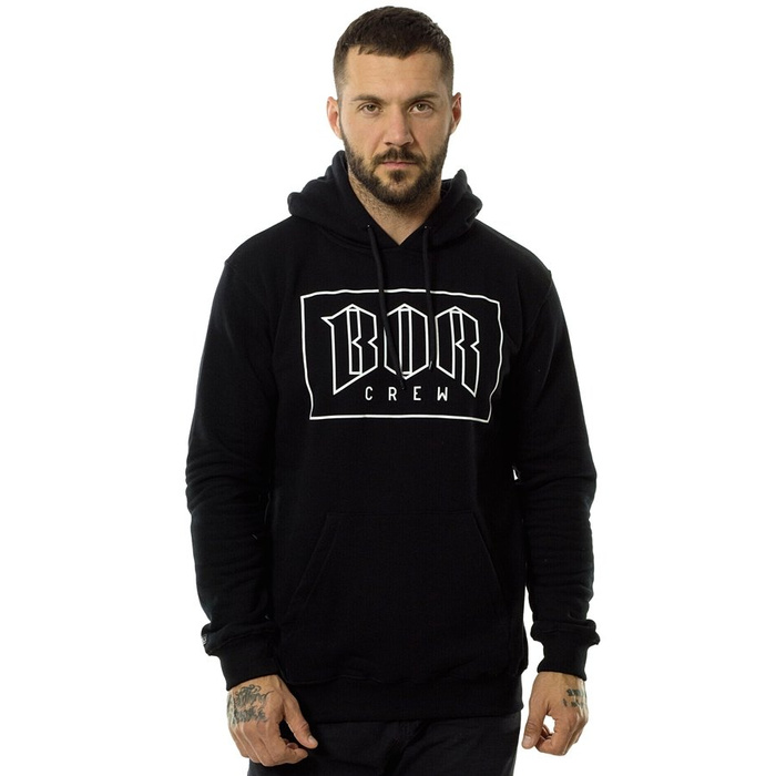 Bluza męska BOR hoody New Outline black