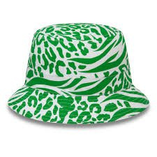New Era bucket hat Patterned Reversible NE green 