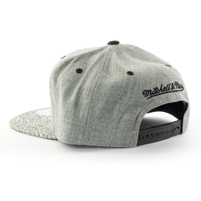 Mitchell and Ness snapback Elephant Crack Logo grey