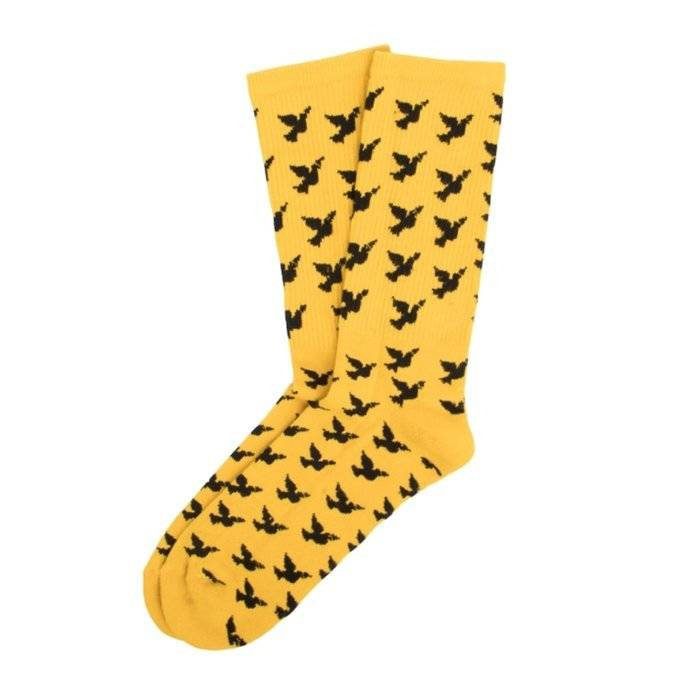 Nervous Skarpety unisex socks Herd yellow