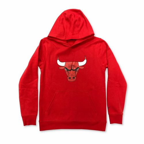 Nike sweatshirt Hoodie PO Fleece Logo Essential Chicago Bulls red (EZ2B7FDB7-BUL)