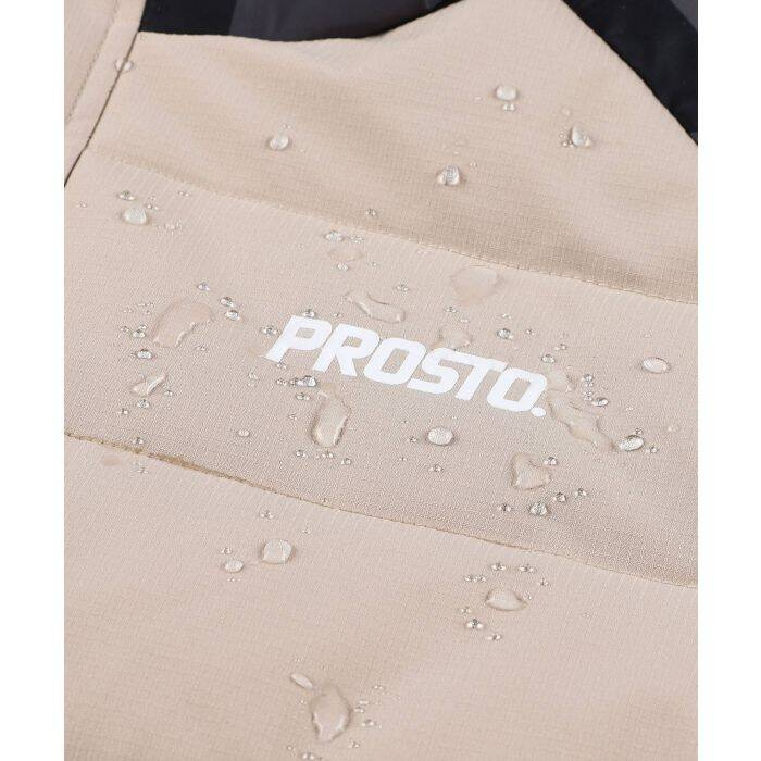 Prosto Klasyk kurtka zimowa męska Puff Anorak beige