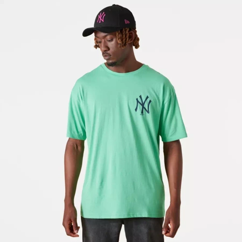 Koszulka męska New Era t-shirt MLB Oversized New York Yankees turquoise