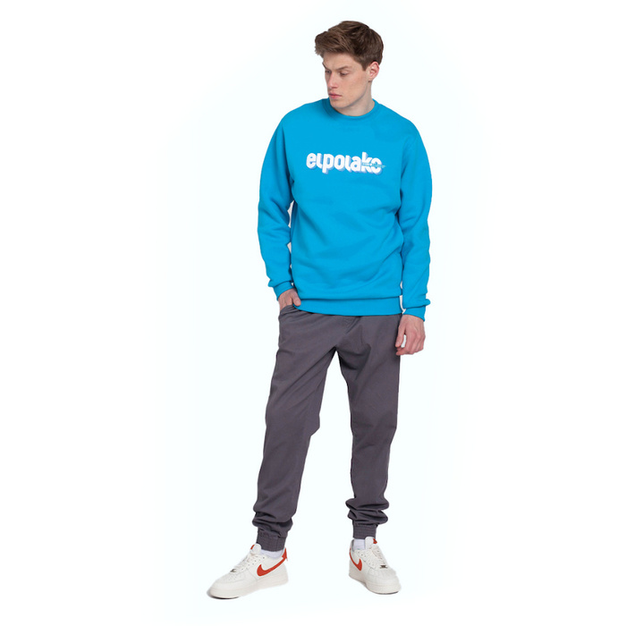 El Polako sweatshirt crewneck 3D Line blue
