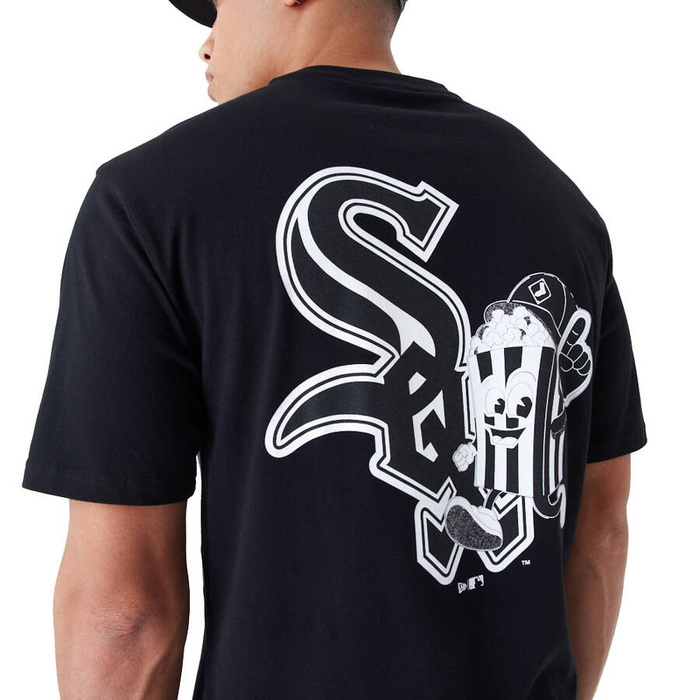 New Era koszulka męska MLB Chicago White Sox Food Graphic black