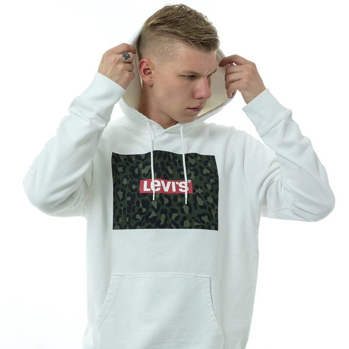 Levi's® Skateboarding sweatshirt hoody Graphic PO Hoodie B SSNL Boxtab white (19491-0081)