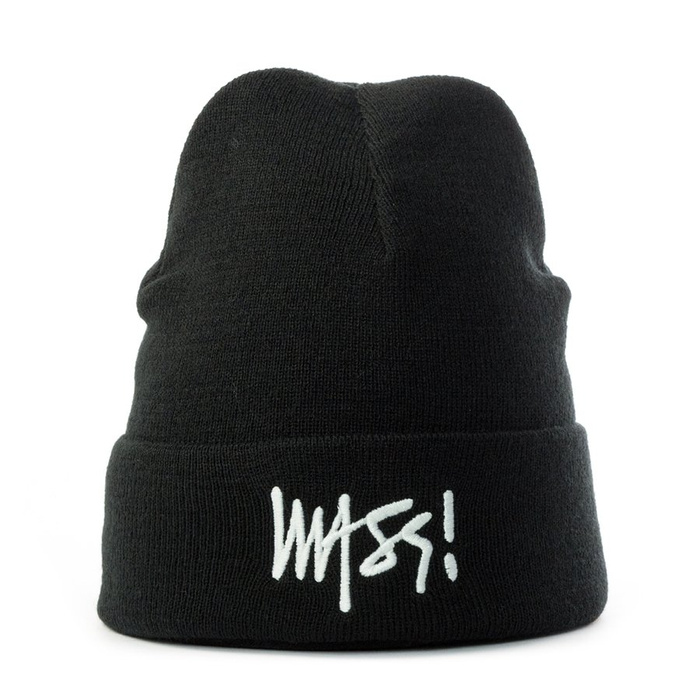 Czapka zimowa Mass Denim beanie hat Signature black $