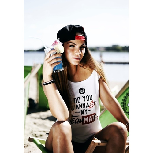 MAT Wear koszulka damska tank top WMNS TeamMATe white