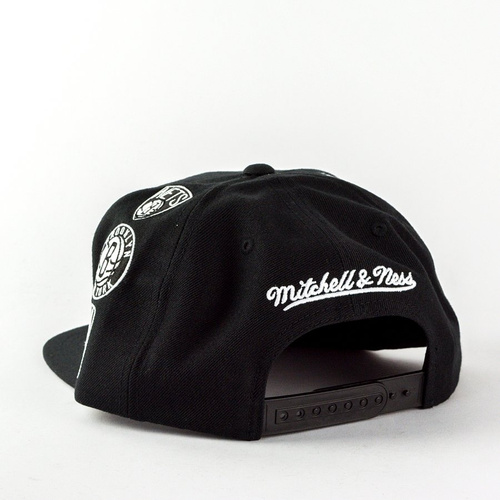 Mitchell and Ness snapback Team Logo History Brooklyn Nets black