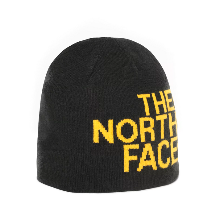 Dwustronna czapka zimowa The North Face Reversible TNF Banner beanie tnf black / tnf yellow (T0AKNHY1)