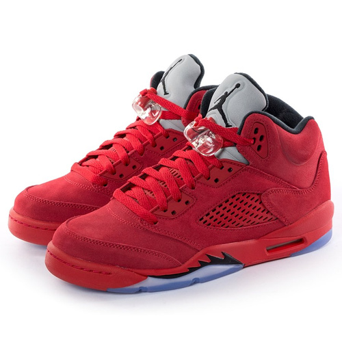 Buty damskie Jordan V Retro BG Red Suede university red / black (440888-602) TM