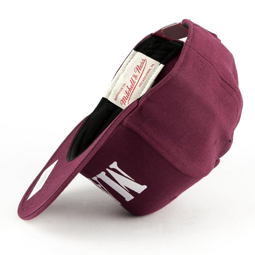 MAT Wear x Mitchell and Ness snapback MAT Script burgundy