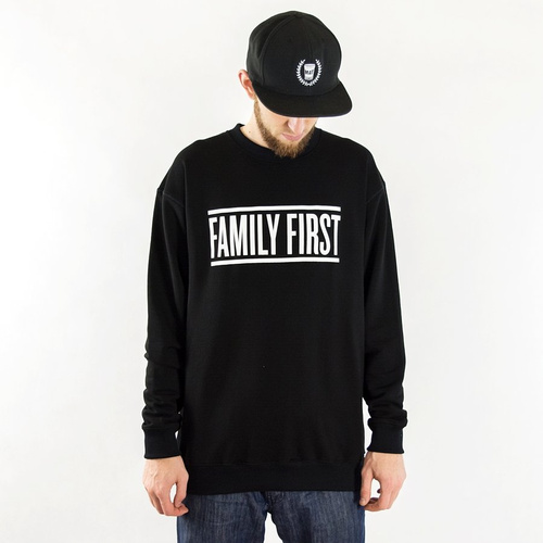 Bluza Intruz crewneck Family black