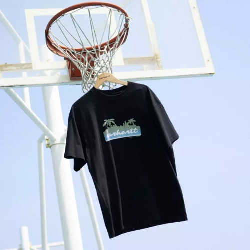 Carhartt WIP koszulka męska Palm Script black