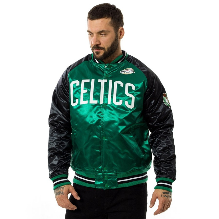 Mitchell and Ness NBA Tough Season Satin Jacket Boston Celtics