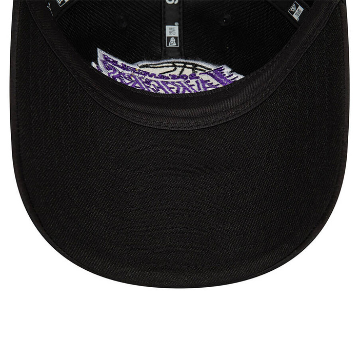 New Era czapka z daszkiem 29TWENTY Strapback Satin Los Angeles Lakers black