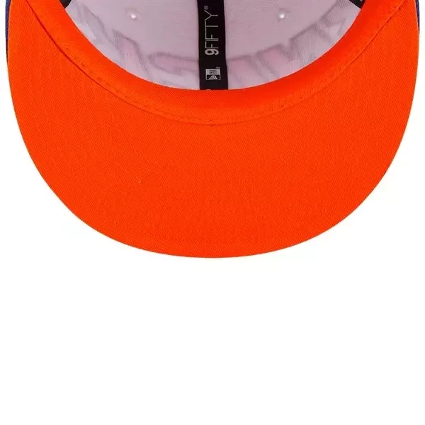 New Era snapbacK 9FIFTY NBA Back Half New York Knicks white / orange / blue
