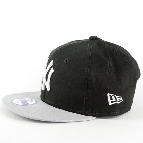 New Era snapback New York Yankees Basic black / grey Youth 9FIFTY 