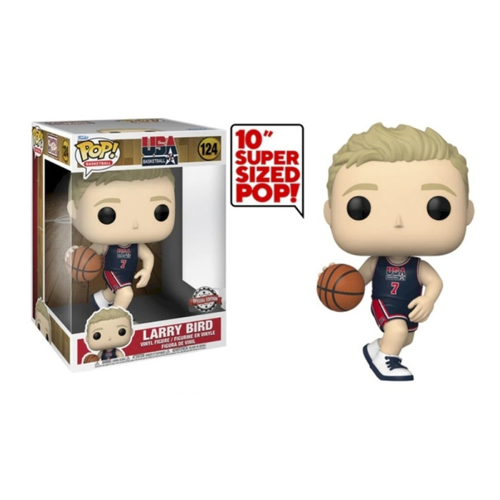 Funko Pop figurka kolekcjonerska Jumbo Pop Larry Bird Dream Team USA 1922 navy 25cm