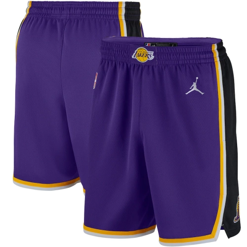 Spodenki koszykarskie NBA Jordan shorts Statement Swingman Edition Los Angeles Lakers purple (kolekcja młodzieżowa)