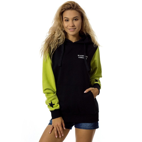 Bluza damska z kapturem MLimited Hoody WMNS Company olive / black
