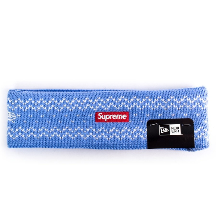 Supreme x New Era Arc Logo Headband blue
