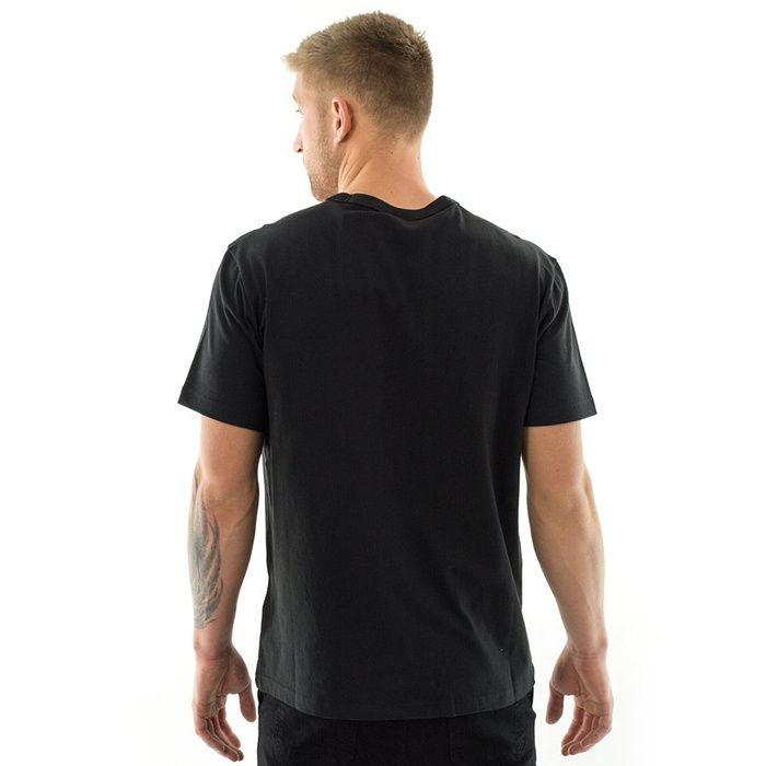Koszulka męska Champion t-shirt Reverse Weave Vertical Script Logo Back black (212975/S19/KK001)