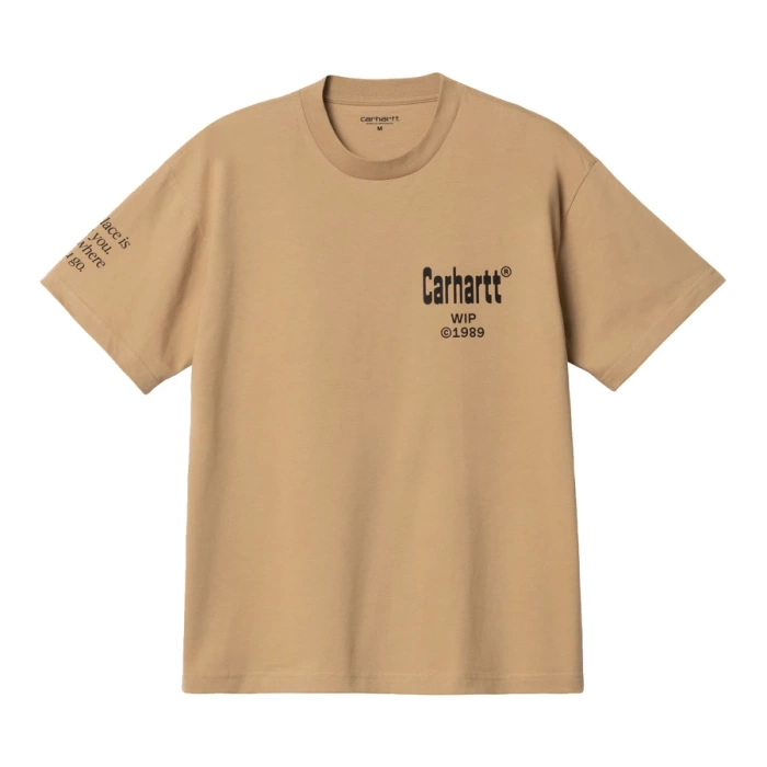Carhartt WIP t-shirt Home dusty hamilton brown