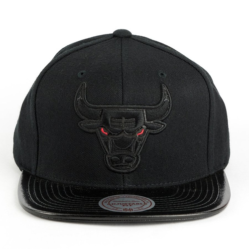 Mitchell and Ness snapback Patent 2 Tone Chicago Bulls black