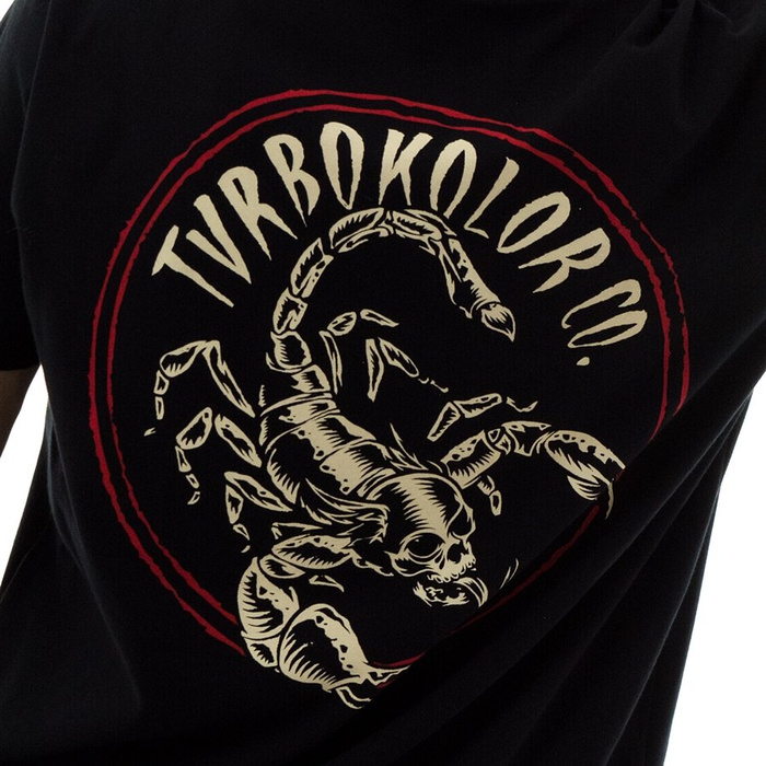 Koszulka męska Turbokolor t-shirt Scorpio black