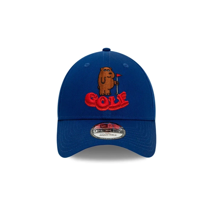 New Era cap 9FORTY Strapback Bear Golf navy