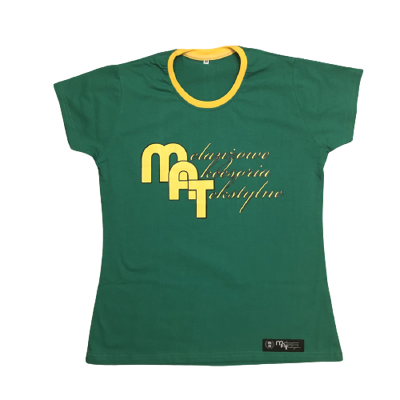 Melanżowe Akcesoria Tekstylne t-shirt WMNS Basic Logo green 