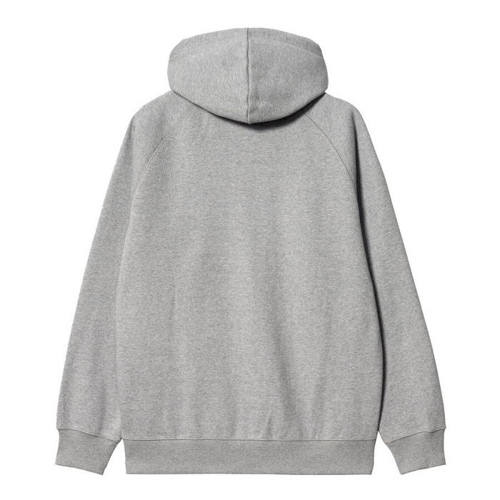 Carhartt WIP rozpinana bluza męska z kapturem Hooded Zip Chase Jacket grey / gold