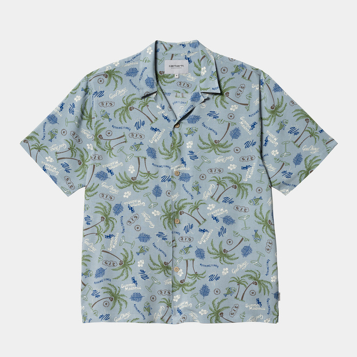 Carhartt WIP Koszula męska shirt Mirage frosted blue