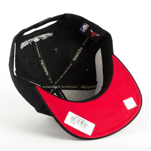 Mitchell and Ness snapback Team Heather Chicago Bulls black
