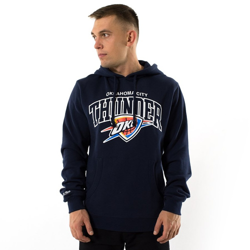 Bluza męska Mitchell and Ness hoody Team Arch Oklahoma City Thunder navy
