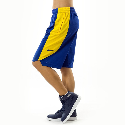 Spodenki damskie Nike shorts Golden State Warriors yellow (EZ2B7BAST-WAR)
