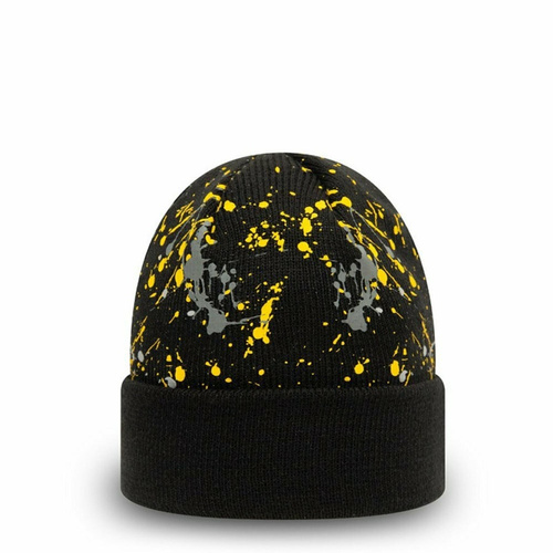 New Era Czapka zimowa dziecięca  beanie Kids Paint Plant Knit Batman black / yellow
