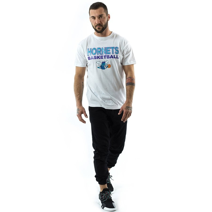 Koszulka męska Mitchell and Ness t-shirt Pure Shooter Charlotte Hornets white