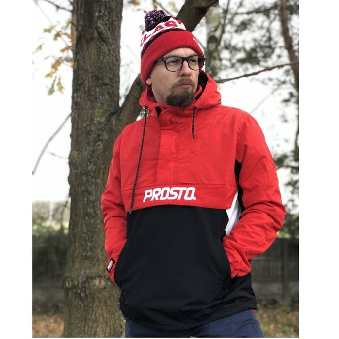 Prosto Klasyk kurtka zimowa męska Retrorak red / black