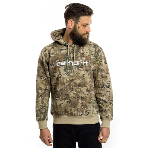 Carhartt WIP Bluza męska z kapturem  Hooded Carhartt Sweat camo combi desert / white