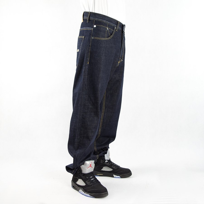 Spodnie Mass Denim jeans Phat Camo baggy fit rinse
