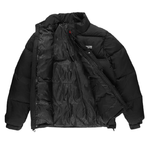 Prosto Klasyk kurtka zimowa męska Retro Puff Real Down black