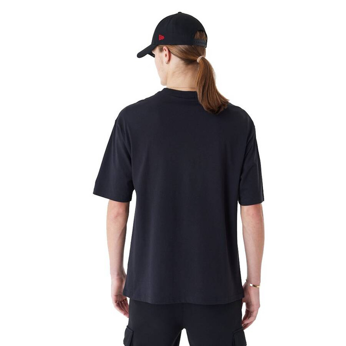 New Era t-shirt NBA All Over Print Infill Black Oversized T-Shirt black