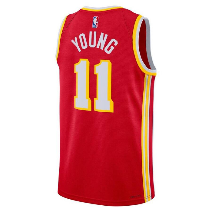Nike koszulka koszykarska Swingman Jersey NBA City Edition Atlanta Hawks Trae Young red (kolekcja młodzieżowa) 