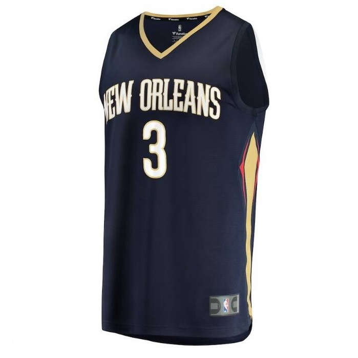 Fanatics koszulka koszykarska Replica Jersey NBA Icon Edition New Orleans Pelicans C.J McCollum navy