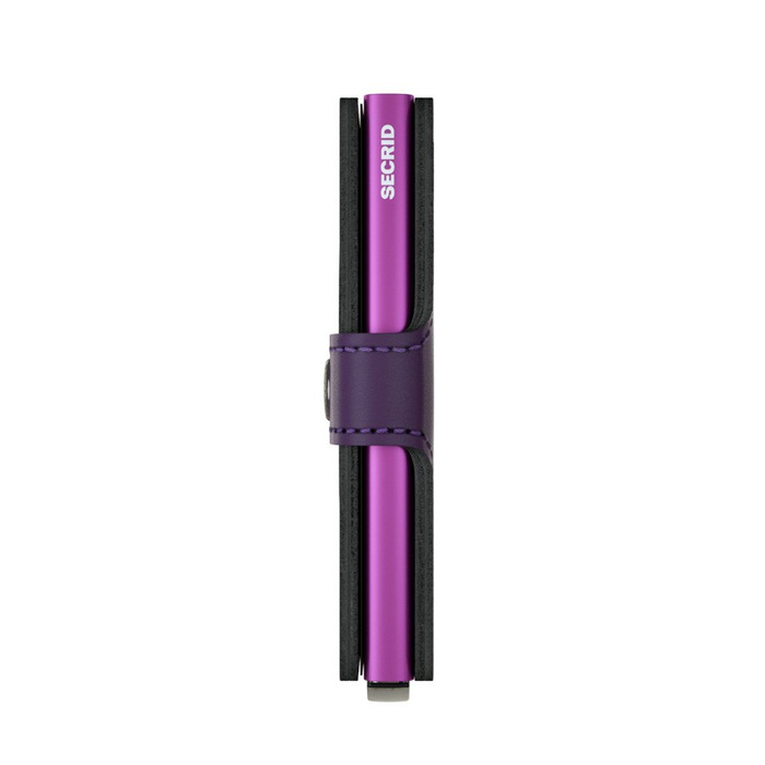 Portfel skórzany Secrid miniwallet MM Matte purple