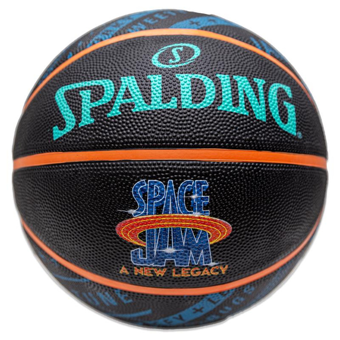 Spalding piłka do koszykówki Space Jam 2 TuneSquad Roster size.7 black-teal-orange