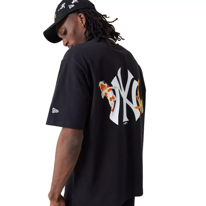 New Era koszulka męska Fish Graphic MLB New York Yankees black