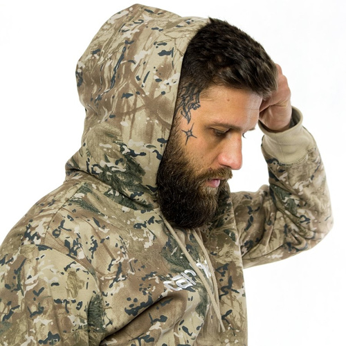 Carhartt WIP sweatshirt Hooded Carhartt Sweat camo combi desert / white